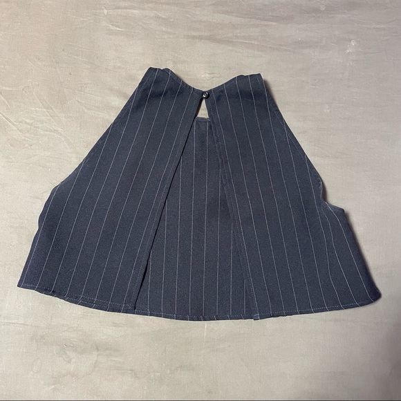 American Apparel Striped Lulu Crop Top - Picture 3 of 5